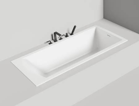 Ванна из литьевго мрамора Salini CASCATA 104813G 170х70 встраиваемая прямоугольная с ножками